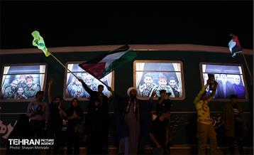 شادی مردم تهران پس از حمله موشکی ایران 37