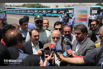 رونمایی از ۱۰۰ دستگاه اتوبوس ناوگان حمل و نقل عمومی شهر تهران 3