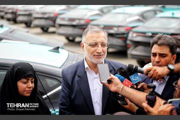 آیین ورود ۱۰۰۰ دستگاه تاکسی برقی به ناوگان حمل و نقل عمومی شهر تهران 11
