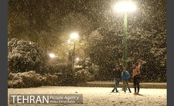 بارش اولین برف پاییزی تهران 38