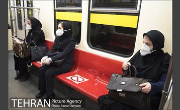 طرح فاصله گذاری اجتماعی در مترو تهران 16