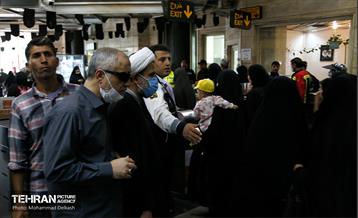 بازدید مدیرعامل شرکت بهره‌برداری متروی تهران از خدمت رسانی در روز اربعین