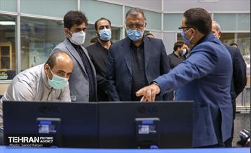 حضور شهردار تهران در مرکز کنترل ترافیک شهرداری تهران 35