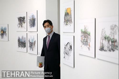 بازدید سفیر ژاپن از نمایشگاه تهران از منظر هنرمندان 29