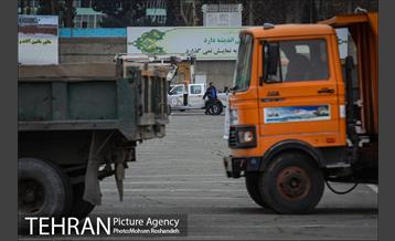 مانور خودرویی عملیات برف روبی شهرداری تهران 17