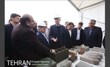 آیین بهره برداری از پروژه استحصال مصالح ساختمانی از پسماند خاک و نخاله 9