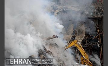 سومین روز عملیات امداد ونجات حادثه پلاسکو -4 29