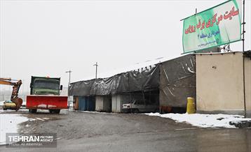 عملیات برف‌روبی در منطقه چهار