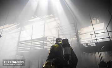 آتش‌سوزی انبار لوازم موتورسیکلت ۹