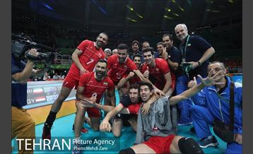 دیدار والیبال ایران و مصر در المپیک ریو 18