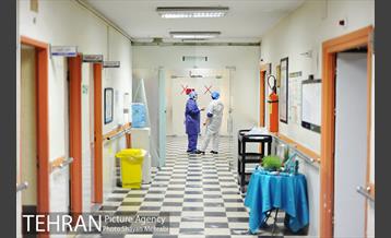 بخش بیماران کرونایی بیمارستان بوعلی 28