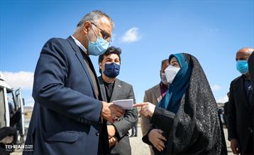 نهال کاری شهردار تهران و رئیس جمهور به مناسبت روز درختکاری 7