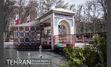 غبارروبی مزار شهدای گمنام فدک 2