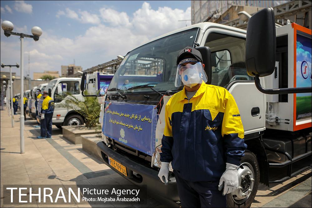 رونمایی از ناوگان حمل پسماندهای بیمارستانی 5