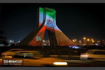 تهران به رنگ پرچم افتخار 12