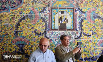 نمایشگاه «رخ دوست»تور تهرانگردی وابستگان نظامی سفارتخانه‌های خارجی مقیم تهران 33