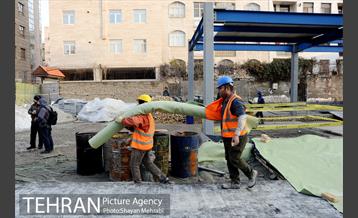 بازدید شهردار تهران از پروژه میدانگاه شهری امیر کبیر 7