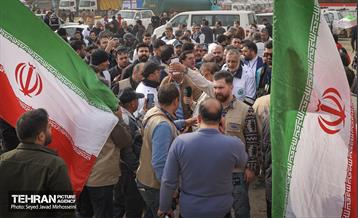 تمرین سراسری زلزله در بوستان ولایت 12