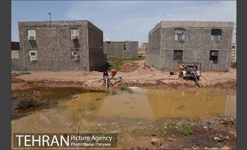 عملیات تخلیه کامل آب شهرک مسکونی پیام اهواز 28