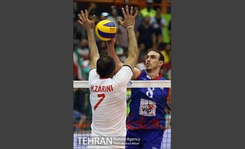 دیدار ایران و صربستان در لیگ جهانی والیبال 13