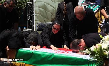 مراسم تشییع و خاکسپاری حمیدرضا درجاتی 18