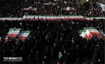 مراسم تشییع پیکرهای ۱۰۰ شهید گمنام 8