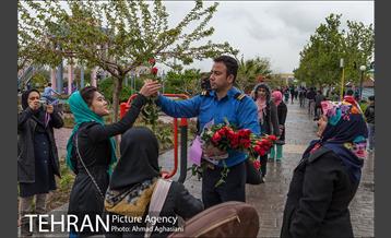روز طبیعت بارانی در بوستان رازی 28