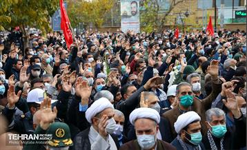 مراسم تشییع پیکر شهید محمدرضا بیات 17