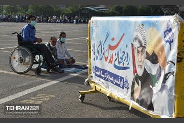 اقامه نماز عید فطر افغانستانی های اهل تسنن مقیم تهران 6