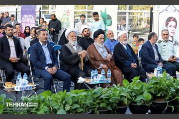 آیین نامگذاری‌ کوچه به نام شهید سالک در منطقه ۱۷