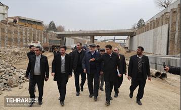 بازدید شهردار تهران از پروژه بزرگراه یادگار امام(ره) 31