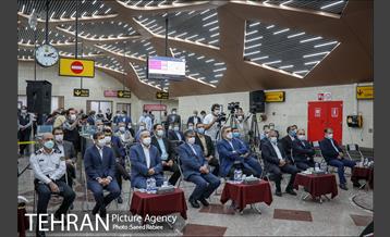 مراسم بهره برداری از ایستگاه های مترو اقدسیه و مرزداران 12