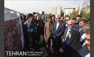 بازدید و آیین بهره برداری از قطعه شمالی و پایانی بزرگراه شهید صیاد شیرازی 9