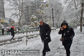بارش اولین برف پاییزی در تهران 26