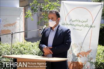 رونمایی از دیوار نگار شهدای محیط بان 21