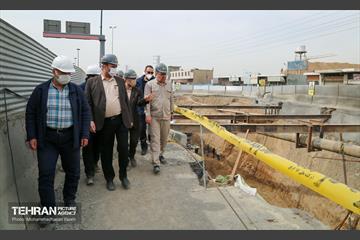 بازدید مدیرعامل مترو از پایانه آزادگان 11