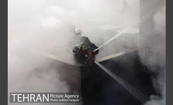 آتش سوزی پاساژ مهستان 18