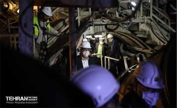 بازدید شهردار تهران از کارگاه ساخت ایستگاه متروی حرم عبدالعظیم 21