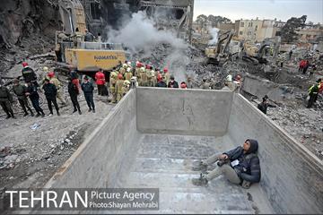 هشتمین روز آواربرداری ساختمان پلاسکو-1 14