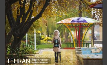 حال و هوای بارانی میدان هفت حوض  18