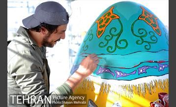 جشنواره تخم مرغ رنگی در میدان آزادی 19