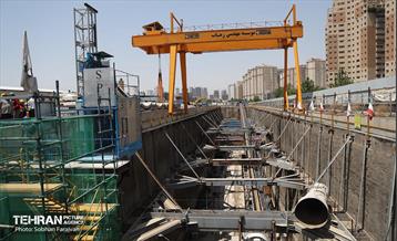 بازدید اصحاب رسانه از روند اجرایی پروژه احداث خط ۱۰ متروی تهران 32