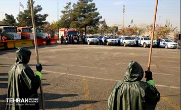 مانور برف روبی شهرداری منطقه 20