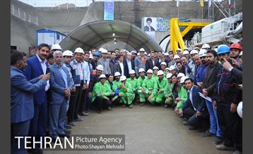 آغاز  حفاری تونل  محور جنوبی خط 6 مترو تهران 39