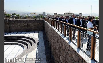 افتتاح باغ هنر اراضی عباس آباد با حضور شهردار تهران 18