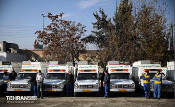 مانور برف روبی شهرداری منطقه 20