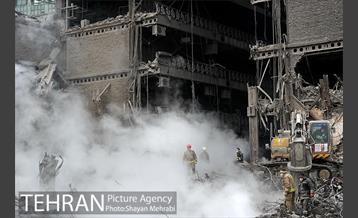 هشتمین روز آواربرداری ساختمان پلاسکو-2 15