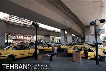 استراحت ظهرگاهی تاکسیرانان زیر پُل سیدخندان 1
