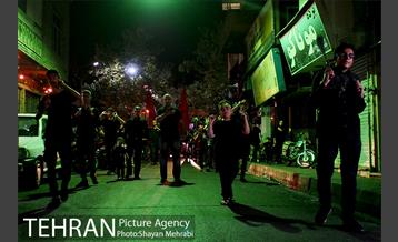 عزاداری شب پنجم ماه محرم در محله گرگان 9