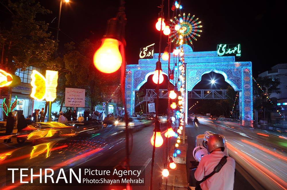 آذین بندی خیابانها در آستانه نیمه شعبان  5